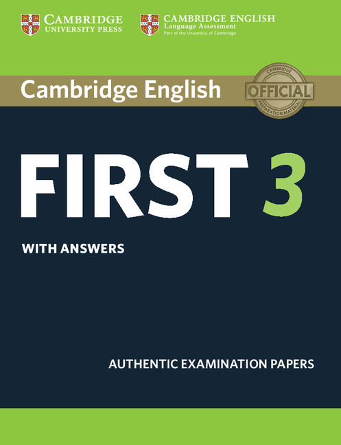 Cambridge English First Cover