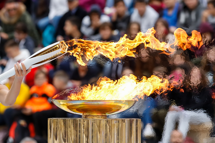 bigstock-Ceremony-Of-The-Olympic-Flame--212385436